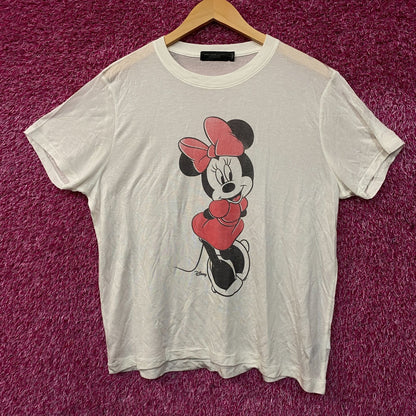 Junk Food Disney Minnie Mouse Cute Graphic Women's Tissue Tee Large