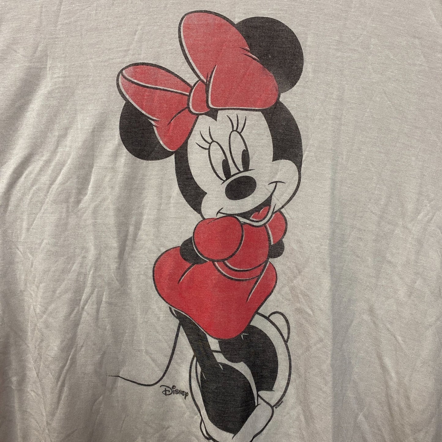 Junk Food Disney Minnie Mouse Cute Graphic Women's Tissue Tee Large