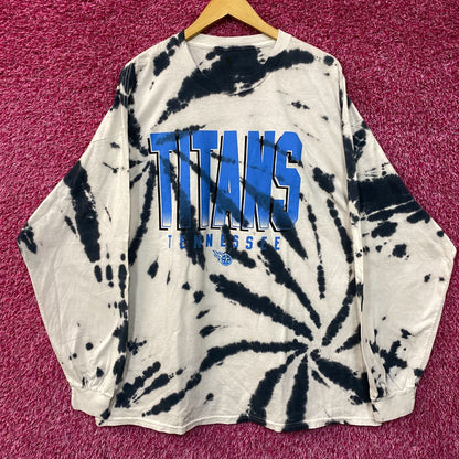 NFL AFC South Tennessee Titans Tie-Dye Long Sleeve Shirt 2XL