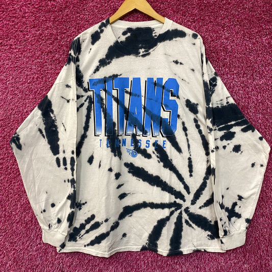 NFL AFC South Tennessee Titans Tie-Dye Long Sleeve Shirt 2XL