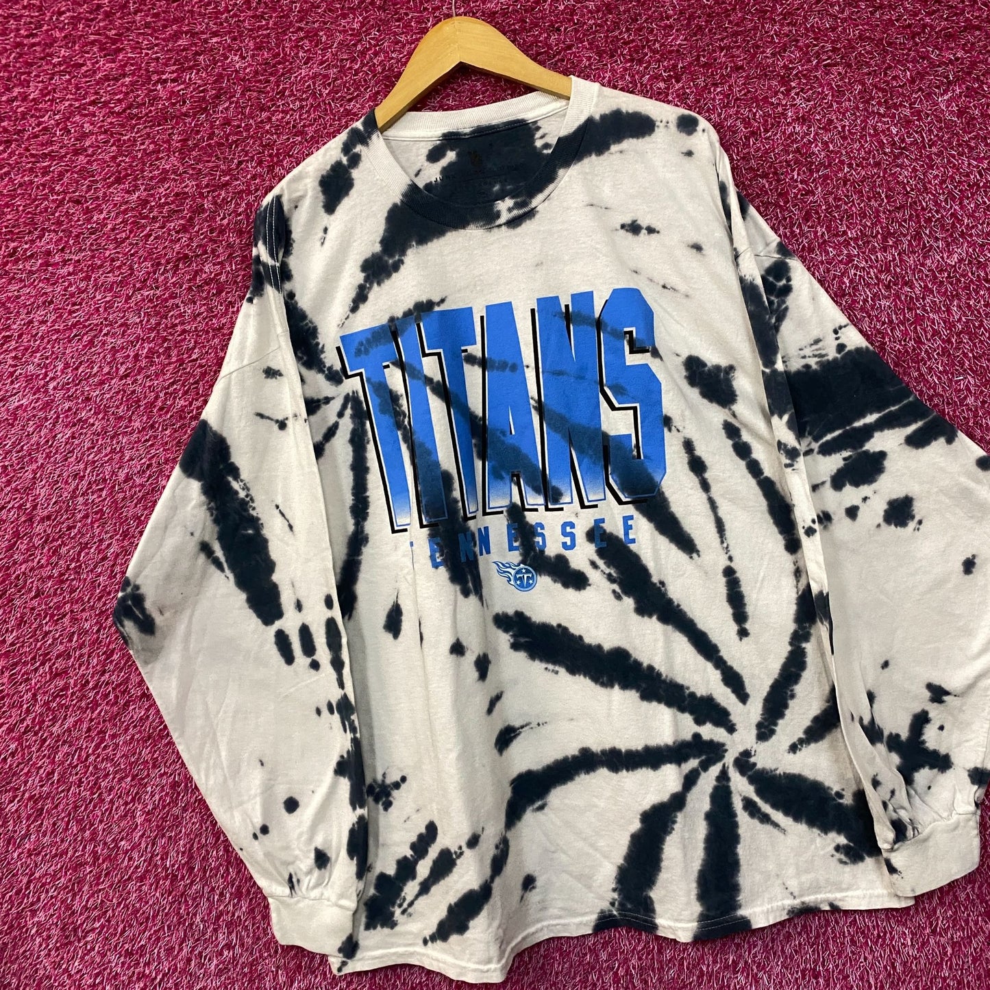 NFL AFC South Tennessee Titans Tie-Dye Long Sleeve Shirt 2XL