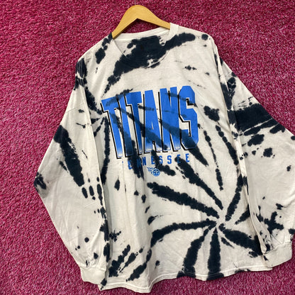 NFL AFC South Tennessee Titans Tie-Dye Long Sleeve Shirt 2XL