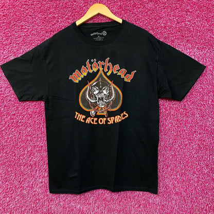 Motorhead Ace of Spades Snaggletooth Logo Graphic T-Shirt Large
