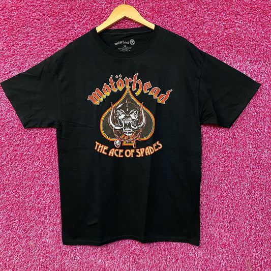 Motorhead Ace of Spades Snaggletooth Logo Graphic T-Shirt Large