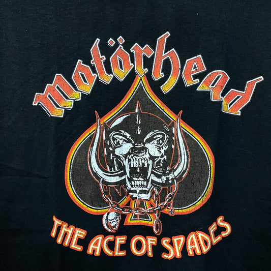 Motorhead Ace of Spades Snaggletooth Logo Graphic T-Shirt Large