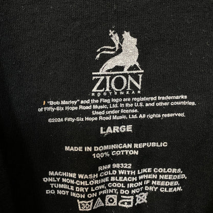 Bob Marley Good Music Hits Graphic Design T-Shirt Large