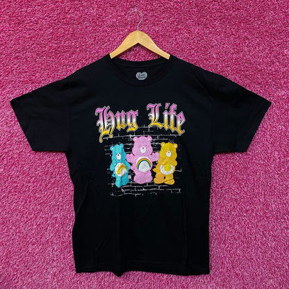 Care Bears Funshine Bear Cheer Bear Wish Bear Hug Life Tee L