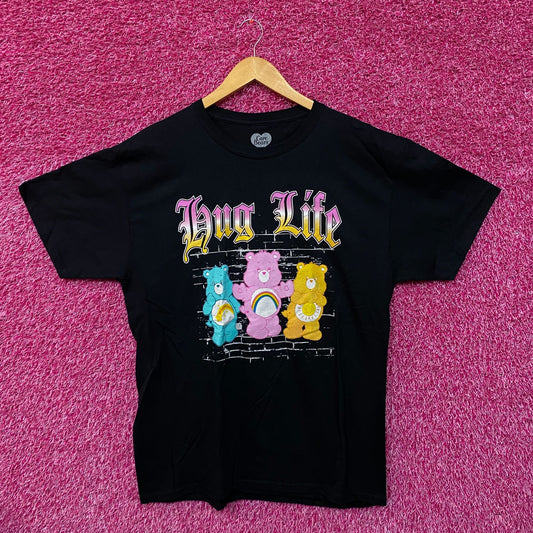 Care Bears Funshine Bear Cheer Bear Wish Bear Hug Life Tee L