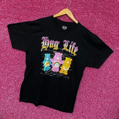 Care Bears Funshine Bear Cheer Bear Wish Bear Hug Life Tee L