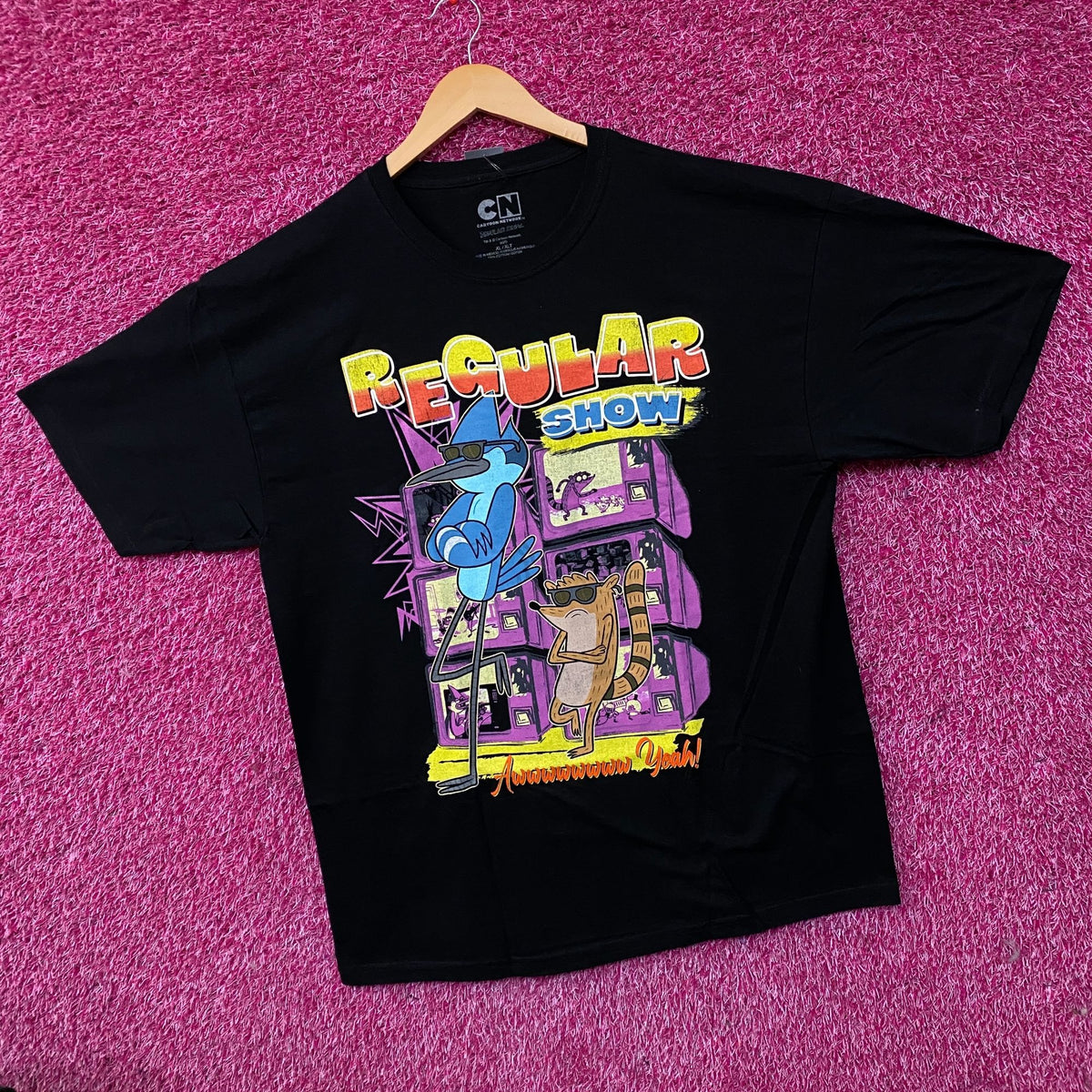 Cartoon Network Regular Show Mordecai & Rigby T-Shirt XL