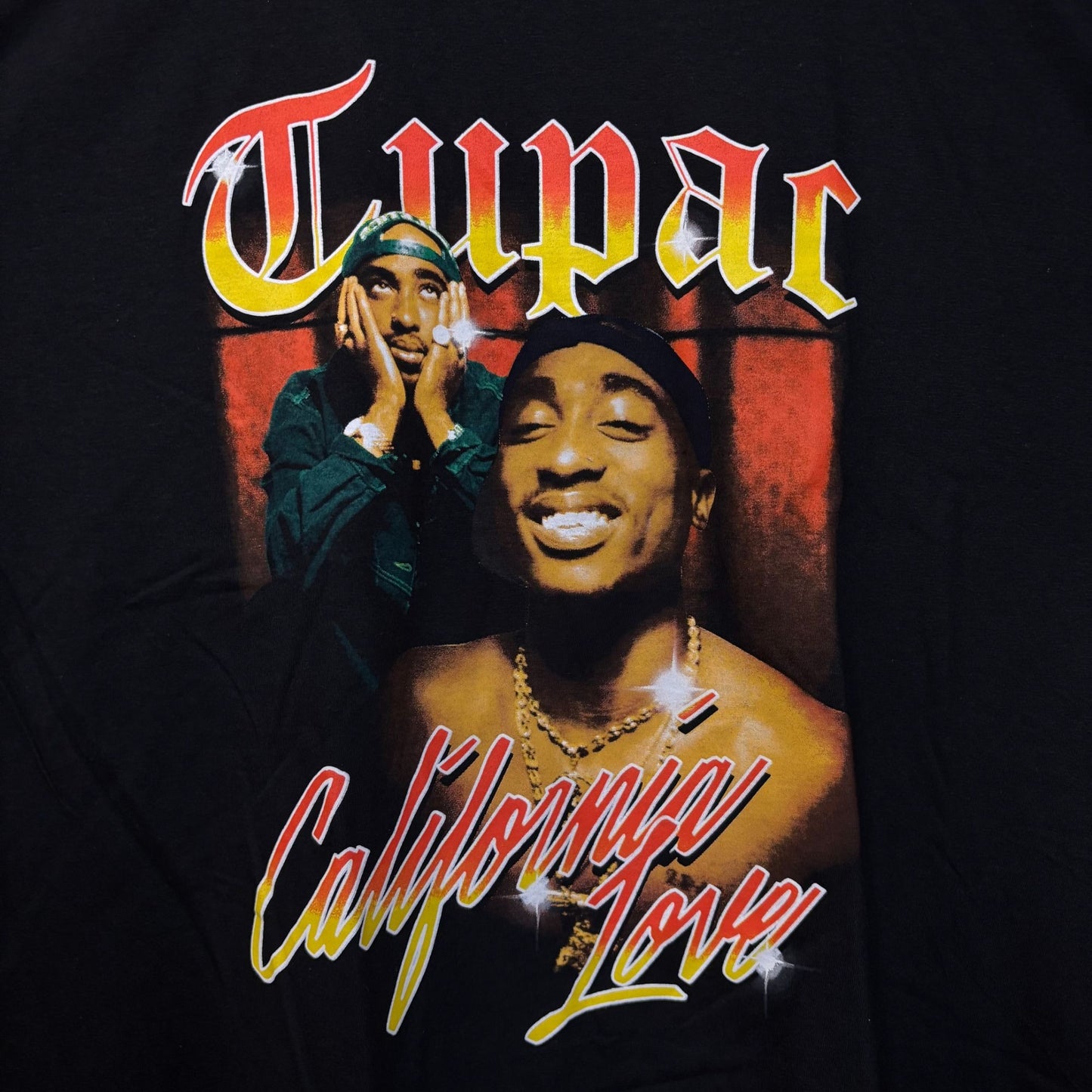 Tupac California Love Graphic Design T-shirt XXL