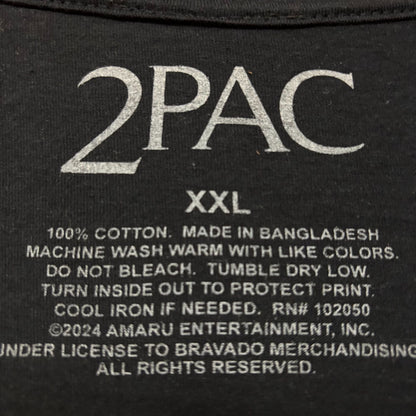 Tupac California Love Graphic Design T-shirt XXL