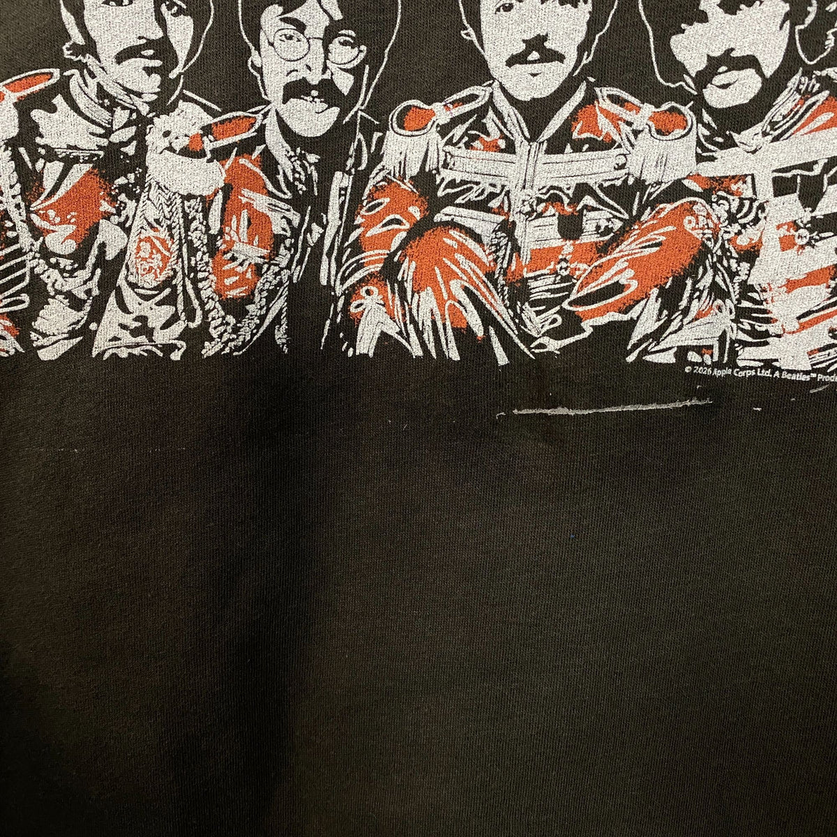 Junk Food Clothing The Beatles Raglan Women's Crewneck Fleece XL
