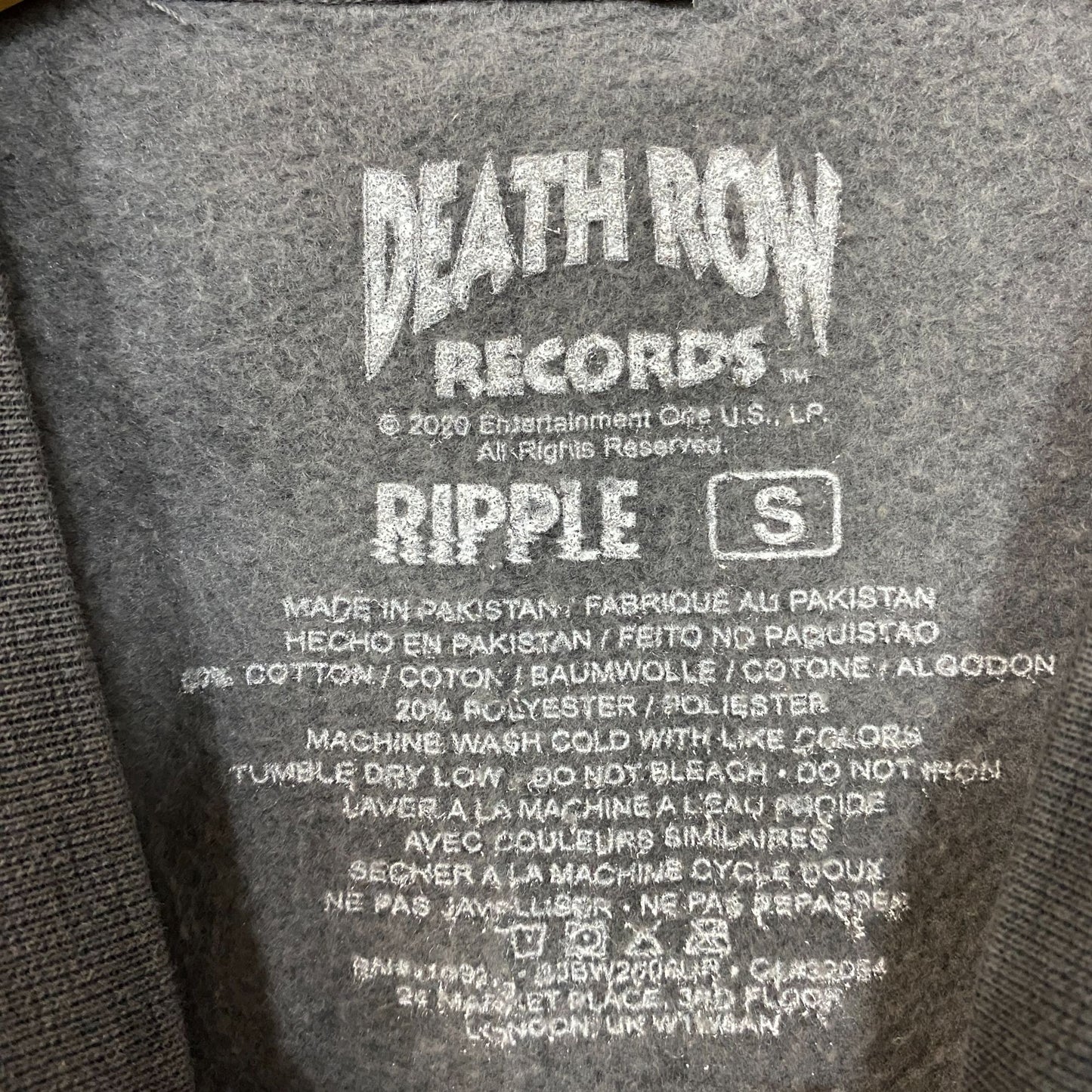 Death Row Records Snoop Doggy Dogg Gin & Juice Crewneck Sweatshirt Small
