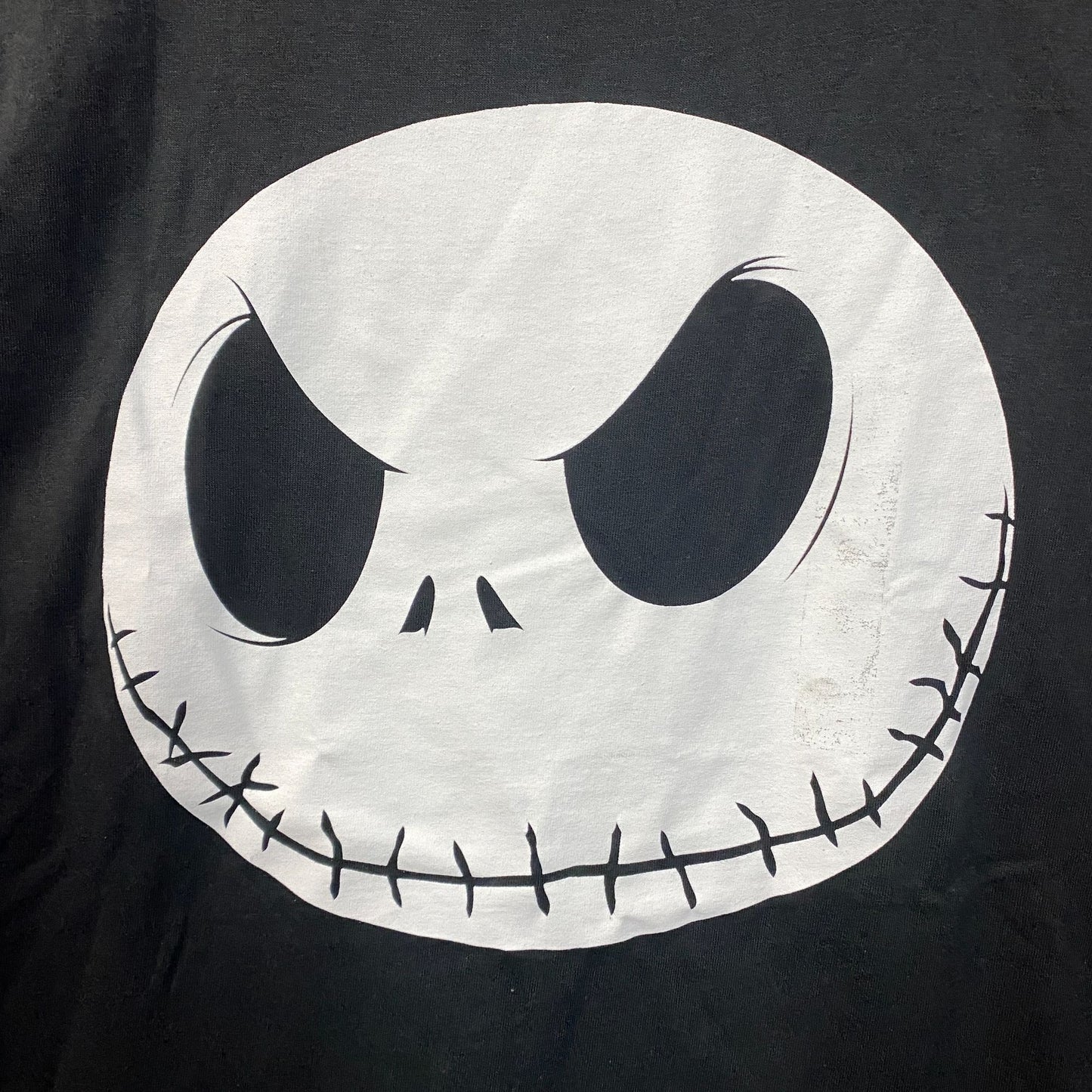 Tim Burton The Nightmare Before Christmas Jack Skellington Face T-Shirt XL