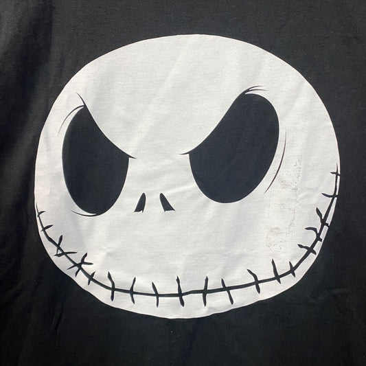 Tim Burton The Nightmare Before Christmas Jack Skellington Face T-Shirt XL