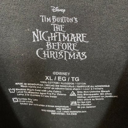 Tim Burton The Nightmare Before Christmas Jack Skellington Face T-Shirt XL