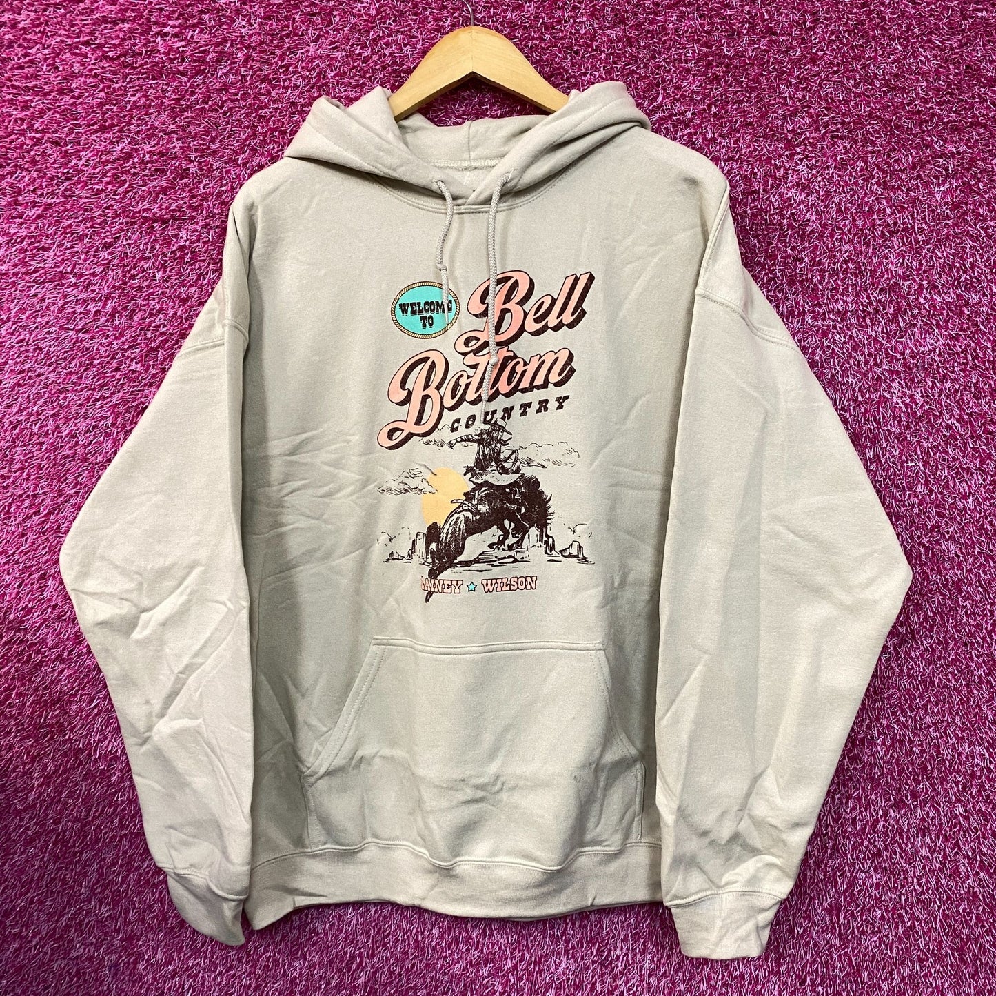 Lainey Wilson Bell Bottom Country Hoodie size XL