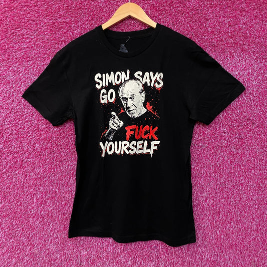 George Carlin Simon Says Comedy T-Shirt Medium