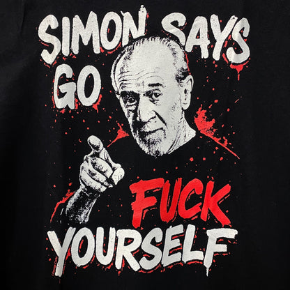 George Carlin Simon Says Comedy T-Shirt Medium