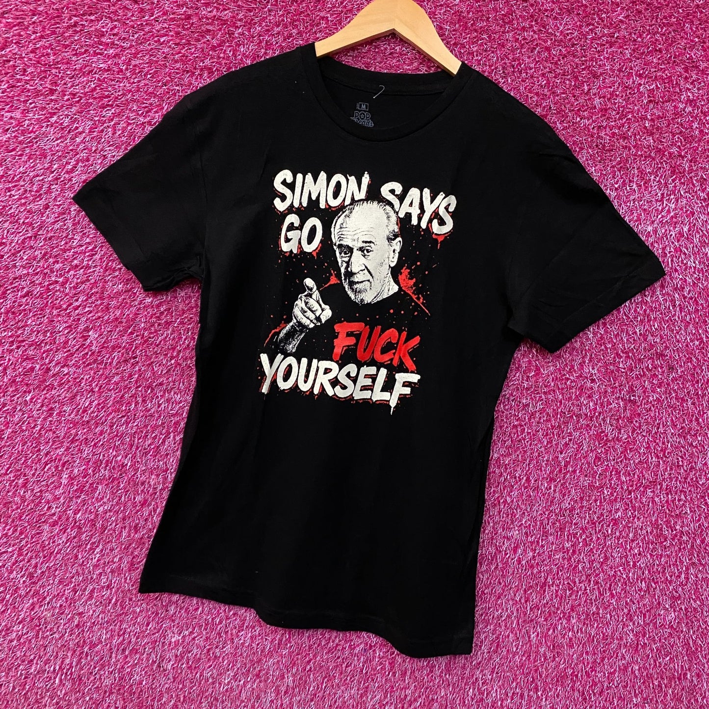 George Carlin Simon Says Comedy T-Shirt Medium