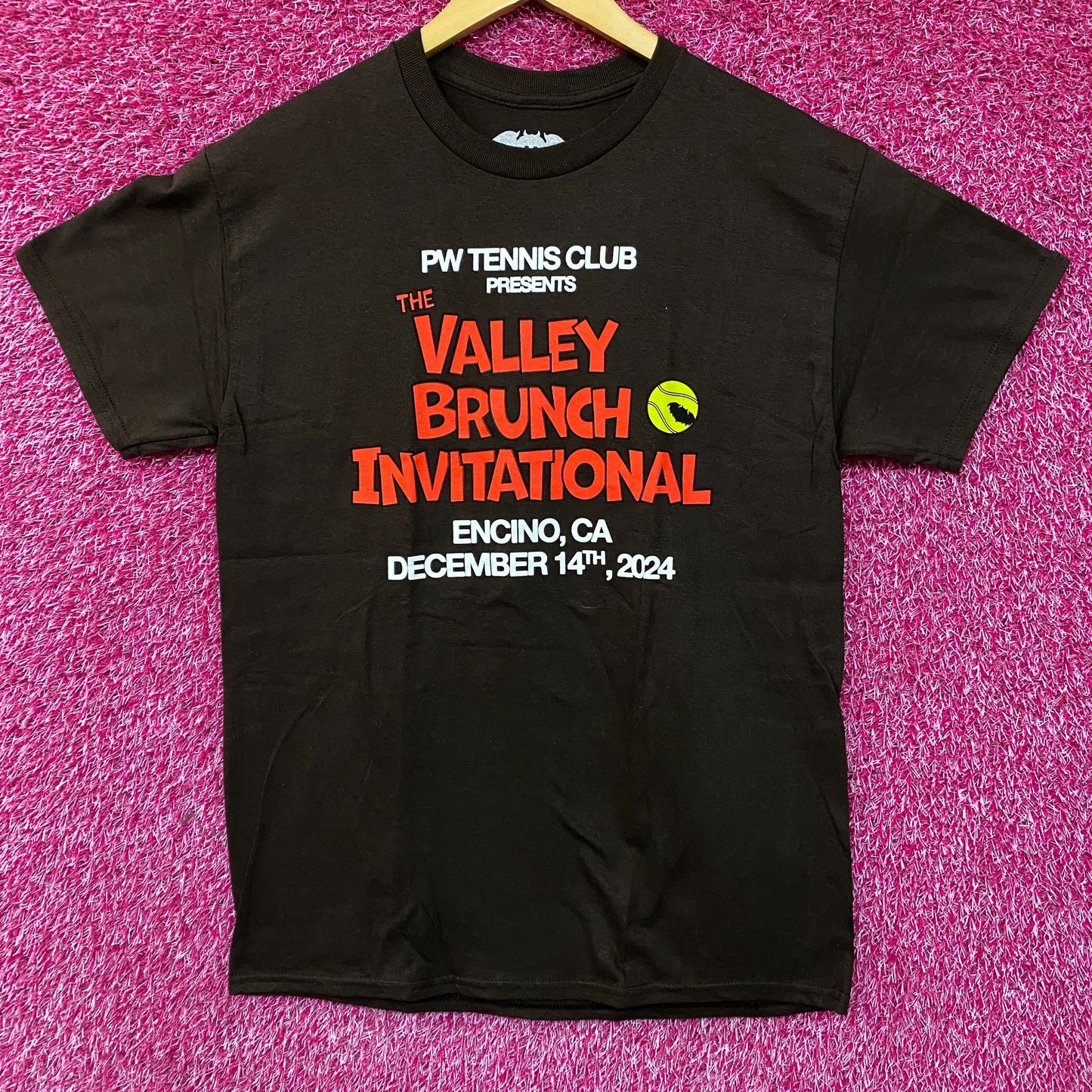 PW Tennis Club Valley Brunch Invitational T-Shirt Medium