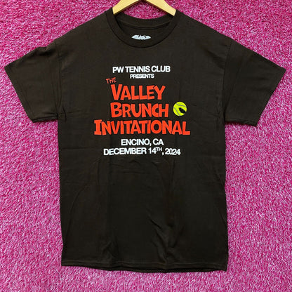 PW Tennis Club Valley Brunch Invitational T-Shirt Medium