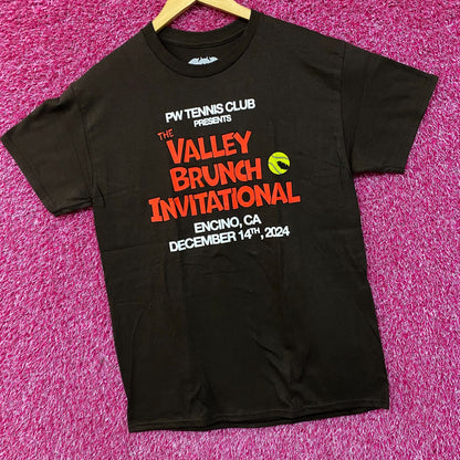 PW Tennis Club Valley Brunch Invitational T-Shirt Medium