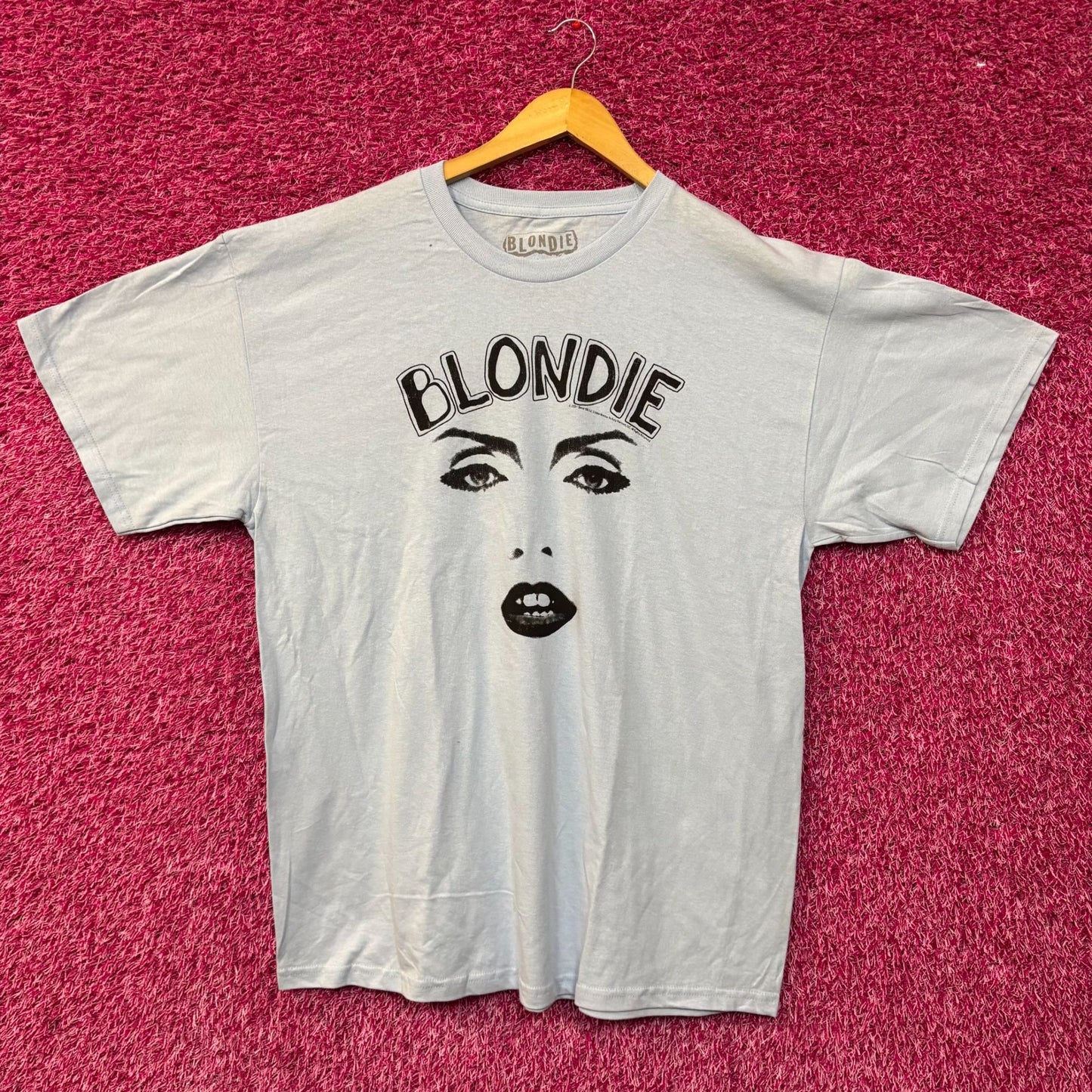 Blondie Parallel Lines Debbie Harry Face T-shirt 2XL
