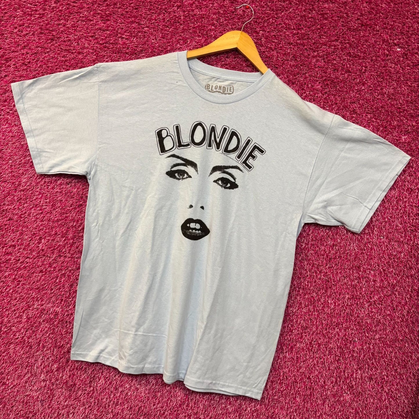 Blondie Parallel Lines Debbie Harry Face T-shirt 2XL