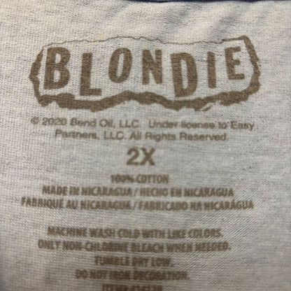 Blondie Parallel Lines Debbie Harry Face T-shirt 2XL