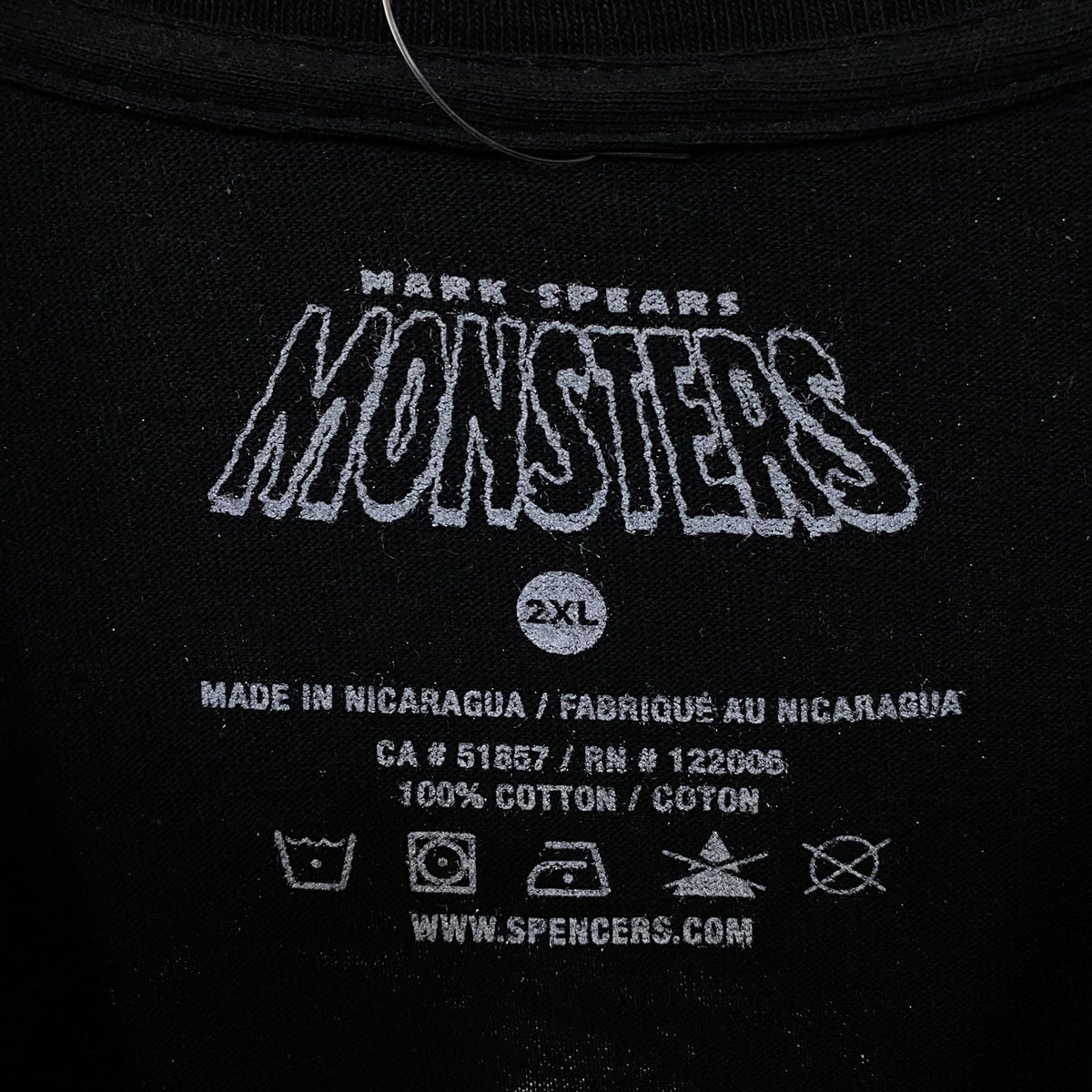 Mark Spears Hellvis Horror Black Tshirt size 2XL