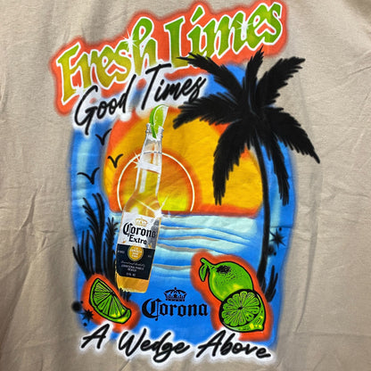 Corona Extra Beer Promo Fresh Limes T-Shirt Large