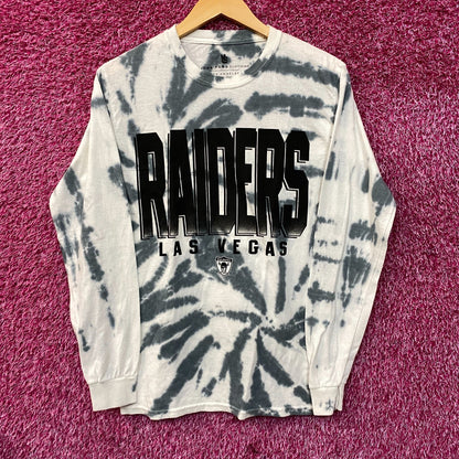 NFL Franchise AFC Raiders Las Vegas Tie-Dye Long Sleeve Large