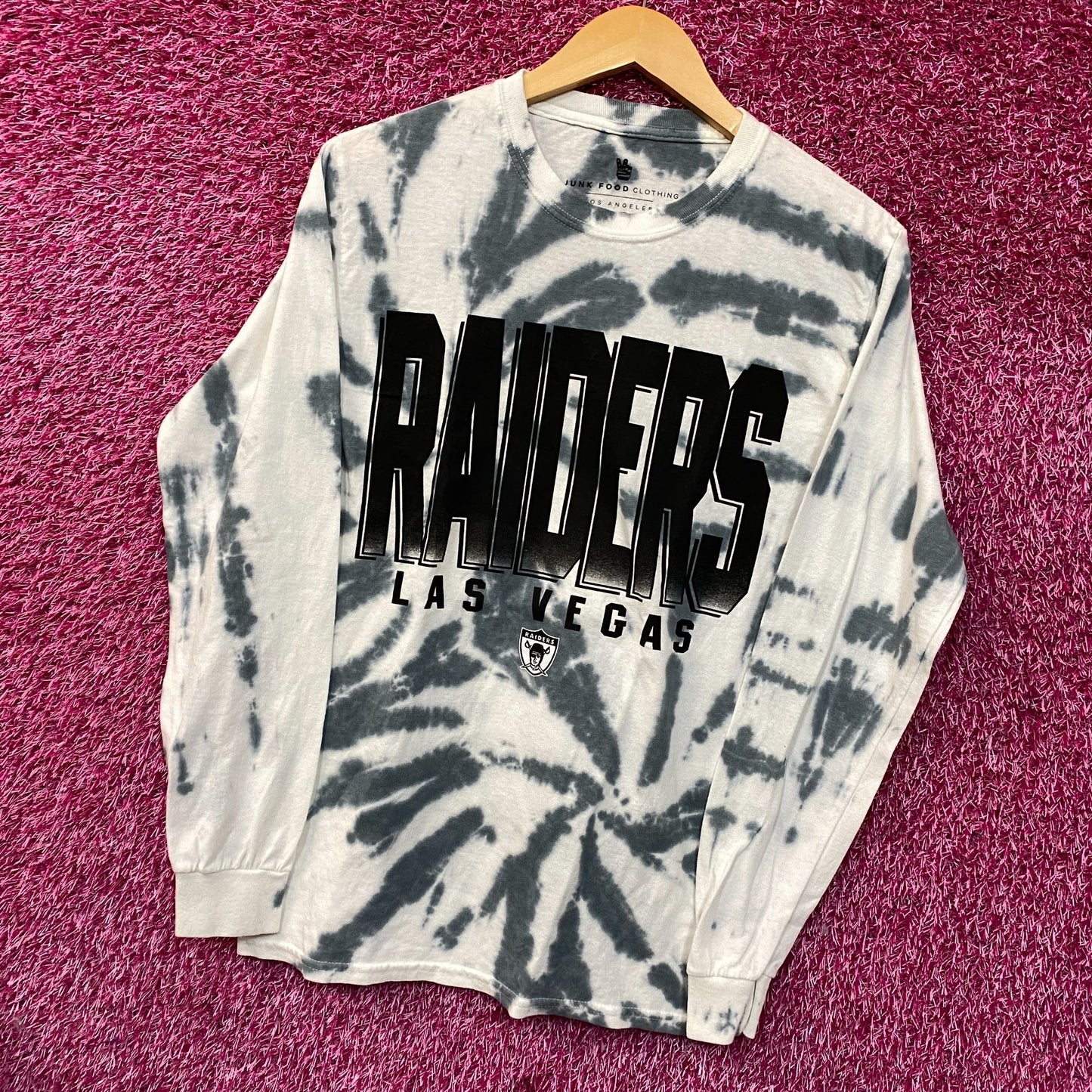 NFL Franchise AFC Raiders Las Vegas Tie-Dye Long Sleeve Large