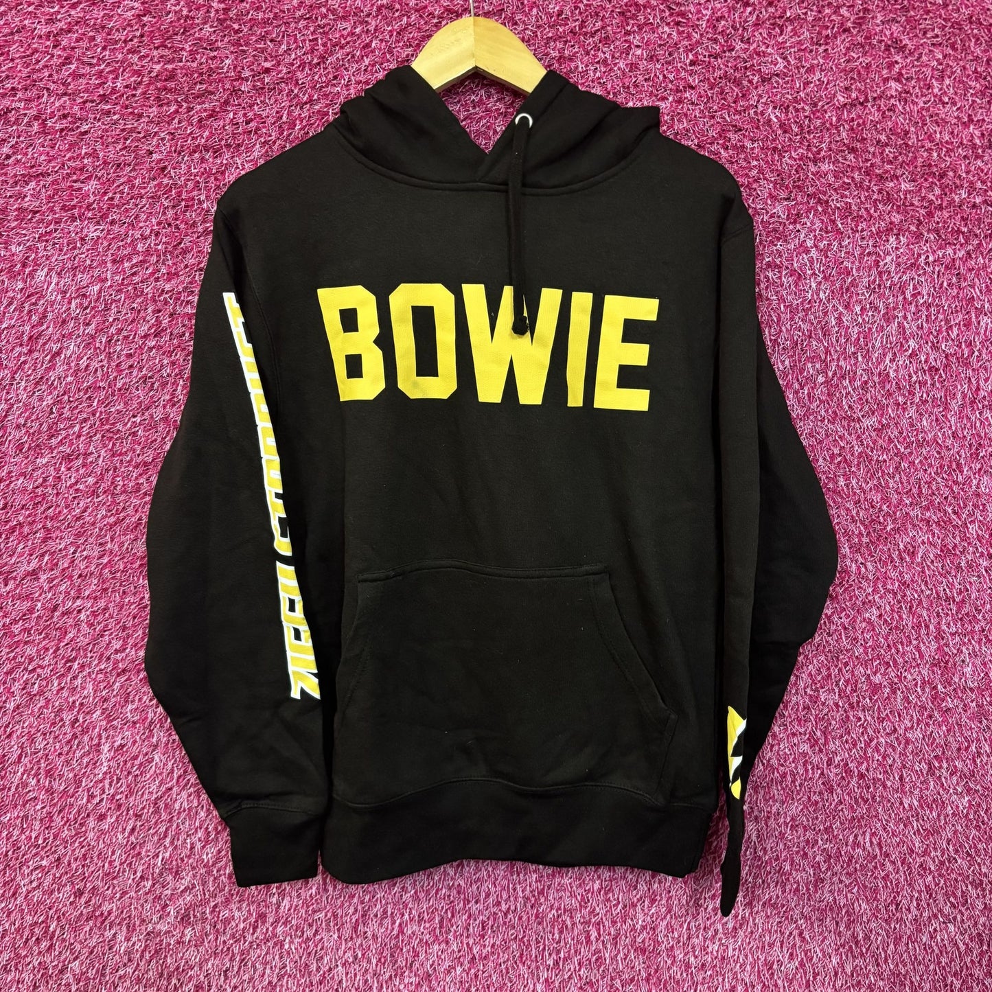 David Bowie Ziggy Stardust Black Women's Hoodie Small