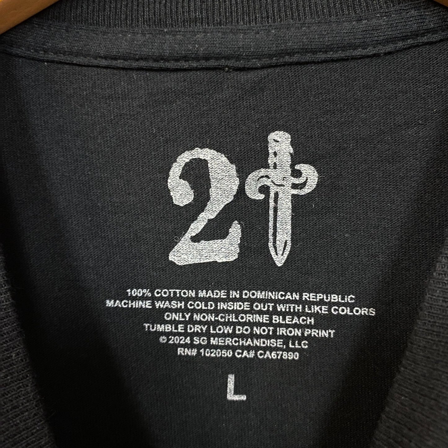 21 Savage American Dream Album T-Shirt Large