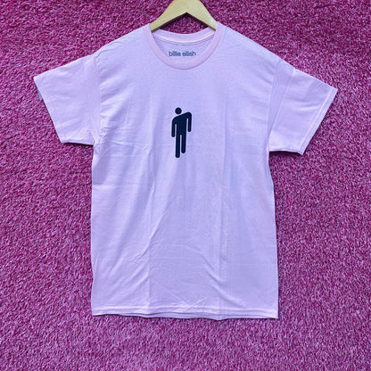 Billie Eilish Hit Me Hard and Soft Blohsh Figure Pink T-Shirt Large