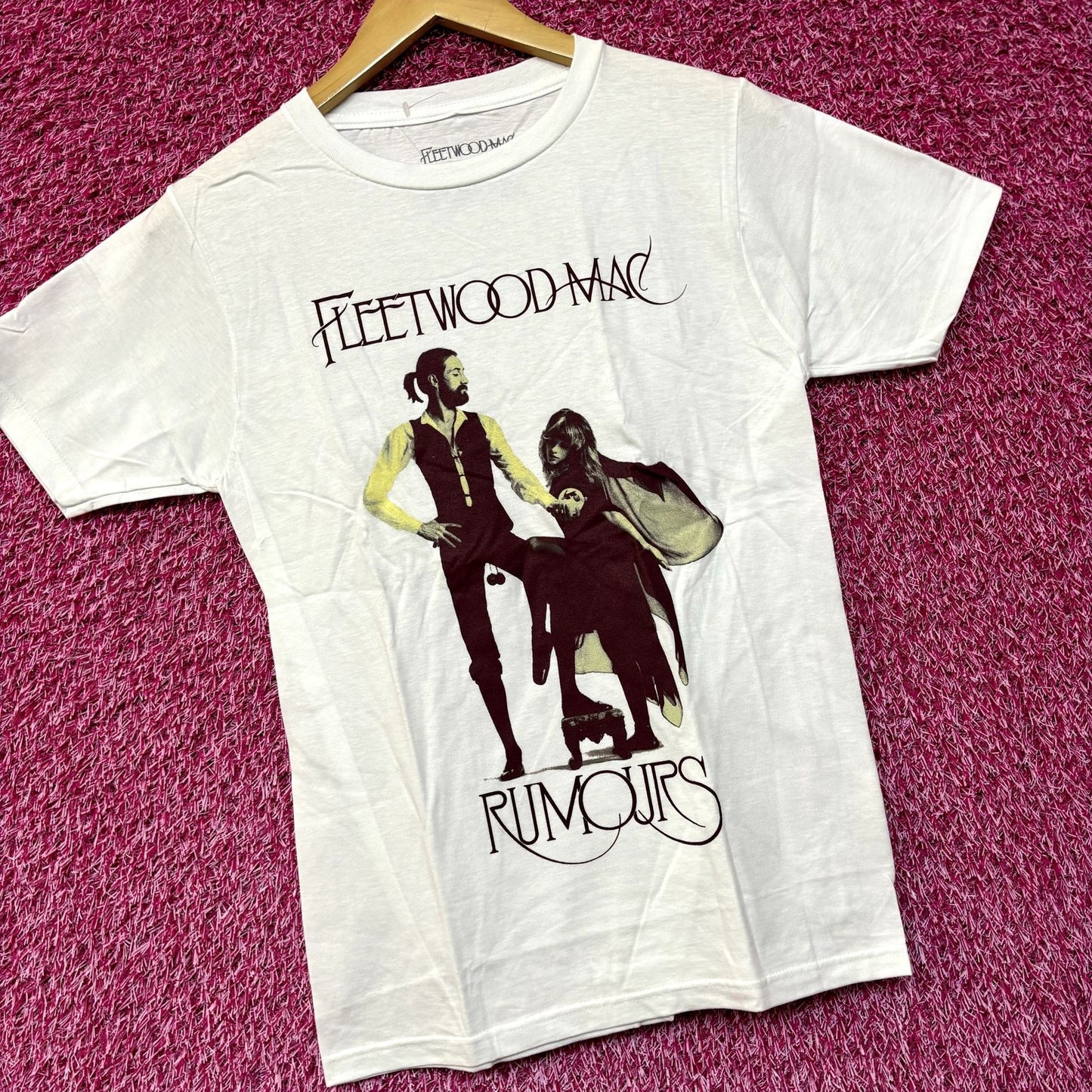 Fleetwood Mac Rumours Album Cover Rock Tee XS