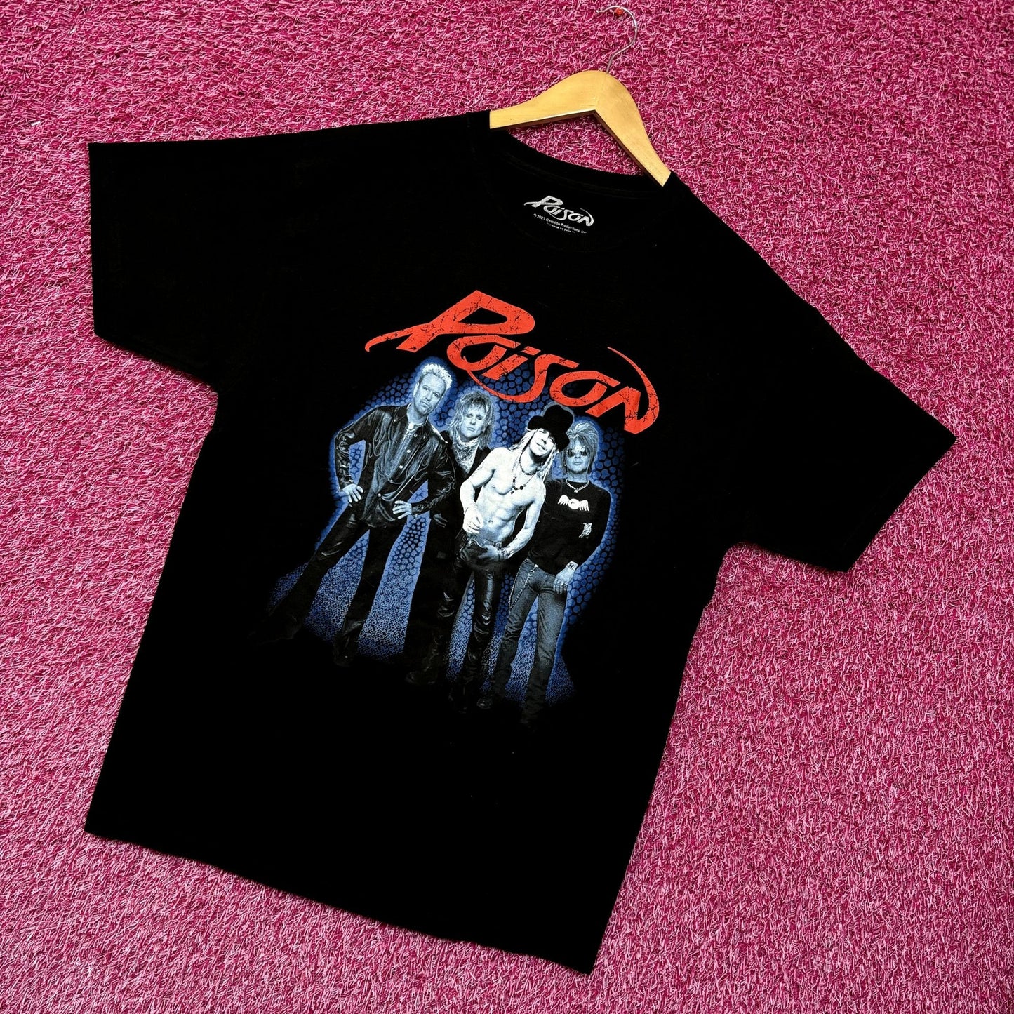 Poison Power to the People Heavy Metal Tee L