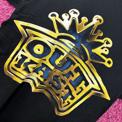 OutKast Gold Logo Rap tee size small
