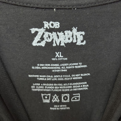Rob Zombie 666 Black Graphic T-Shirt XL