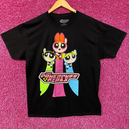 Cartoon Network Powerpuff Girls Retro Cartoon T-Shirt Large