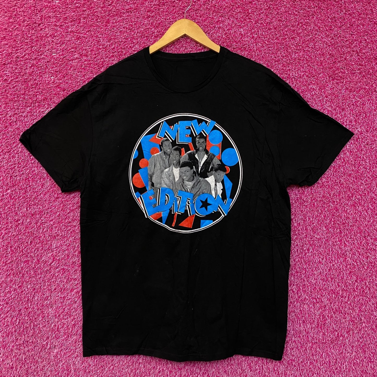 New Edition Self-titled Album Art 2023 Legacy Tour Tee 2X