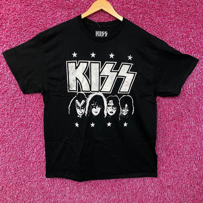 KISS Rock Band Members Graphic T-Shirt XL