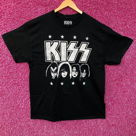 KISS Rock Band Members Graphic T-Shirt XL
