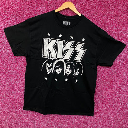 KISS Rock Band Members Graphic T-Shirt XL