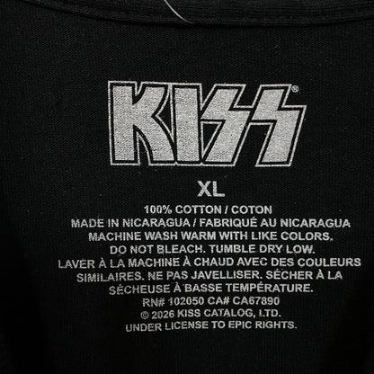 KISS Rock Band Members Graphic T-Shirt XL