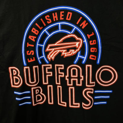 Buffalo Bills Junk Food Slogan 2-Hit Graphic T-Shirt Medium