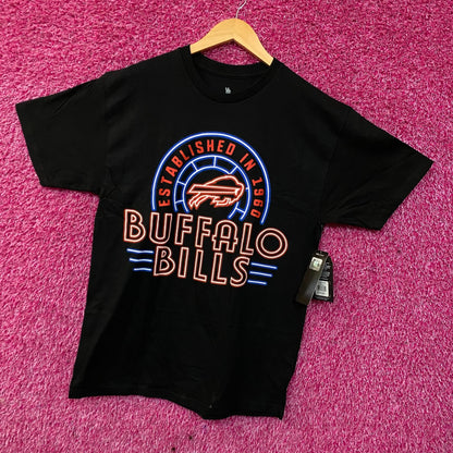 Buffalo Bills Junk Food Slogan 2-Hit Graphic T-Shirt Medium